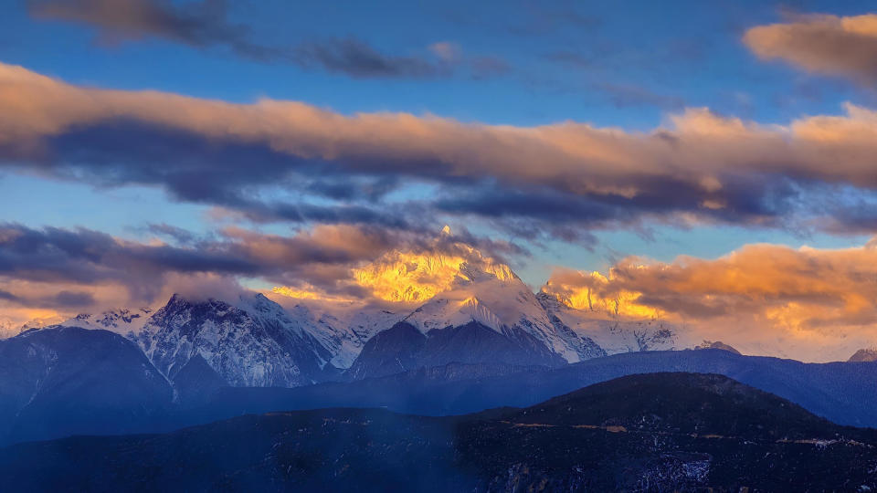 梅里雪山图片 观景点图片