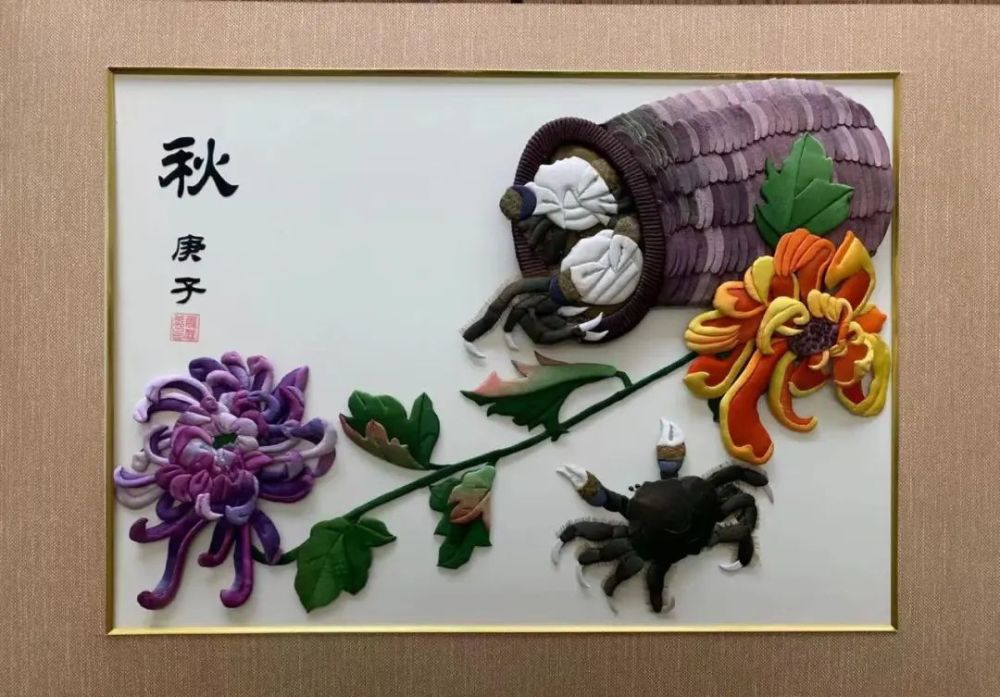 布贴画是什么民间手作技艺进社区啦