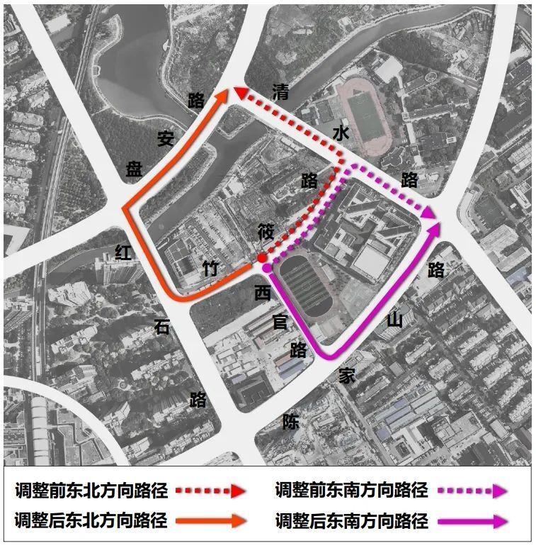 学校周边这一路段将设置为限时单行道