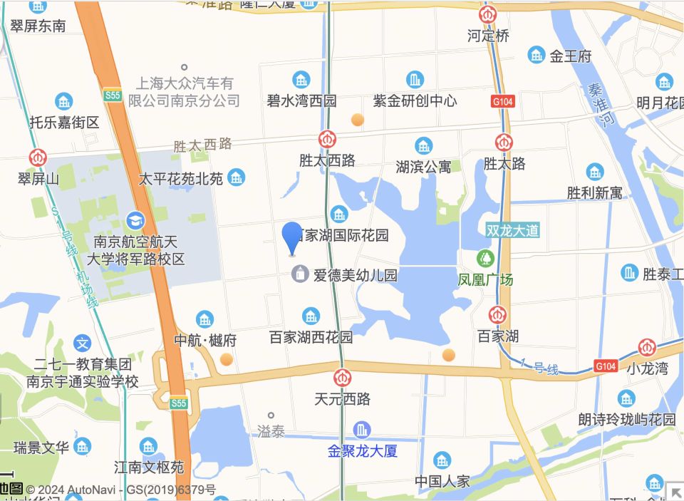 南京江宁区小区分布图图片