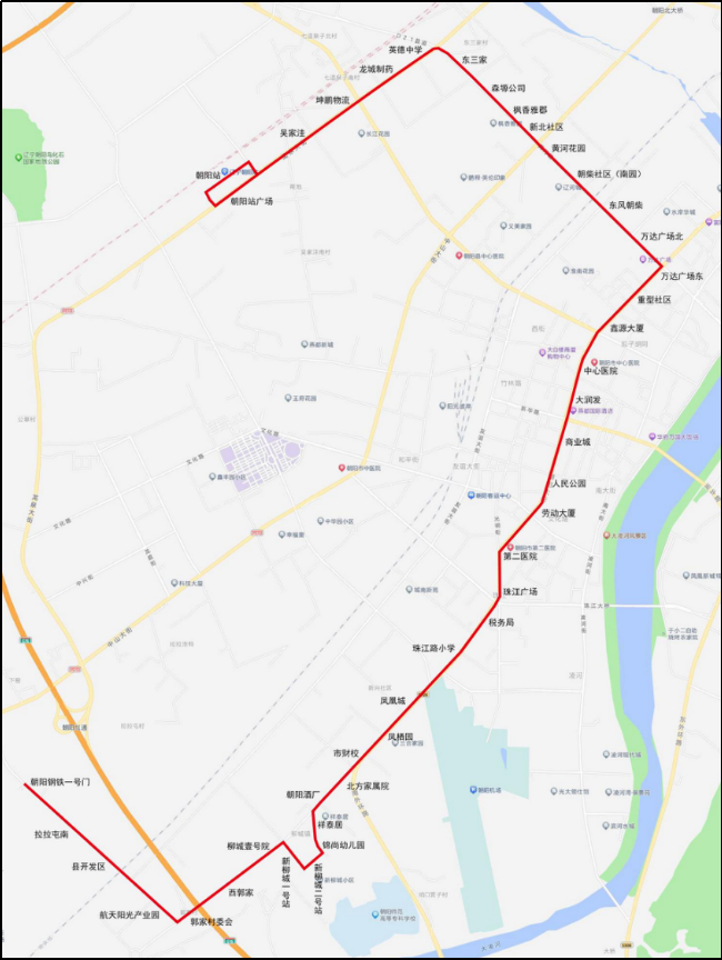 朝阳最新公交线路图!(抓紧收藏)