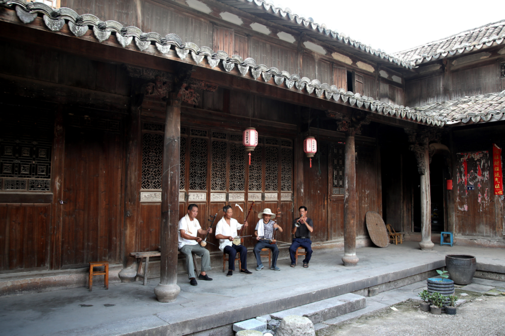 仙居高迁古村图片