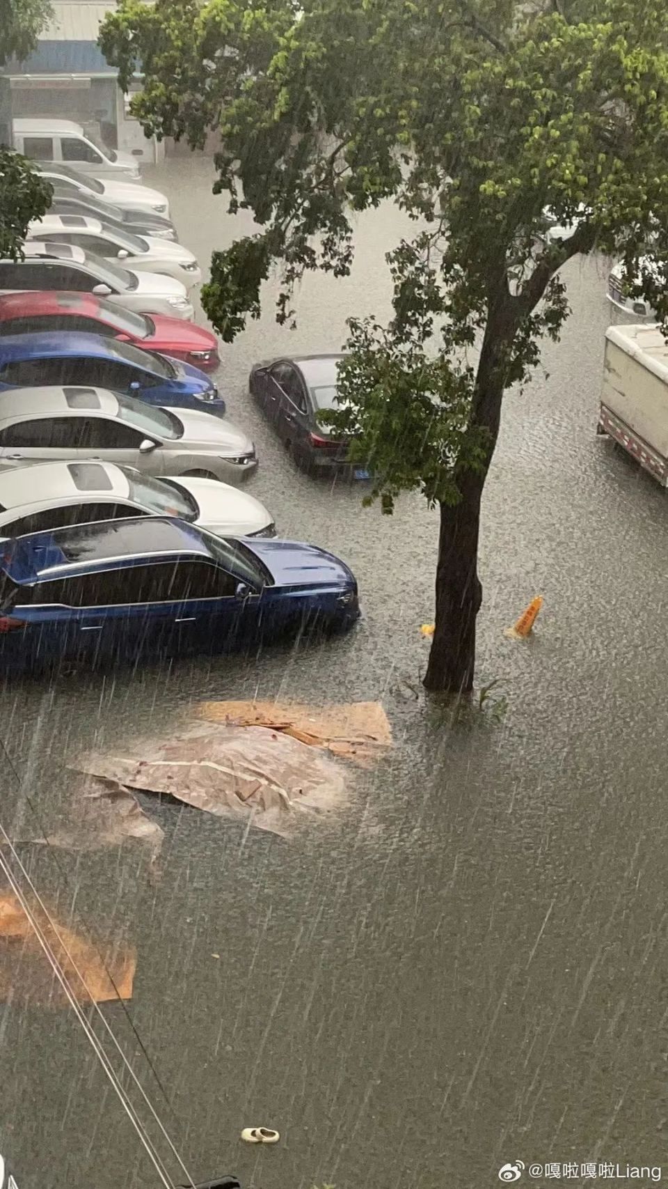 看看今早东莞的暴雨有多夸张!