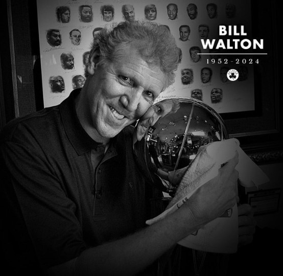 凯尔特人官方缅怀比尔-沃顿:他是那个时代最重要的球员之一