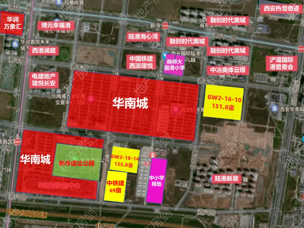百亩教育用地旁,港务再公示一宗超百亩住宅用地!