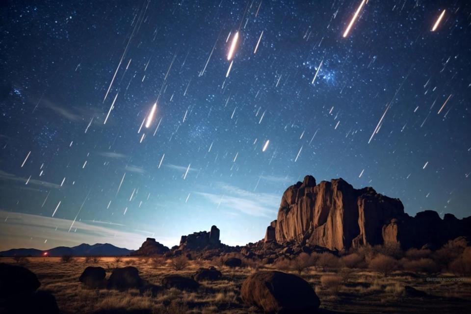 流星雨2021年4月流星雨图片