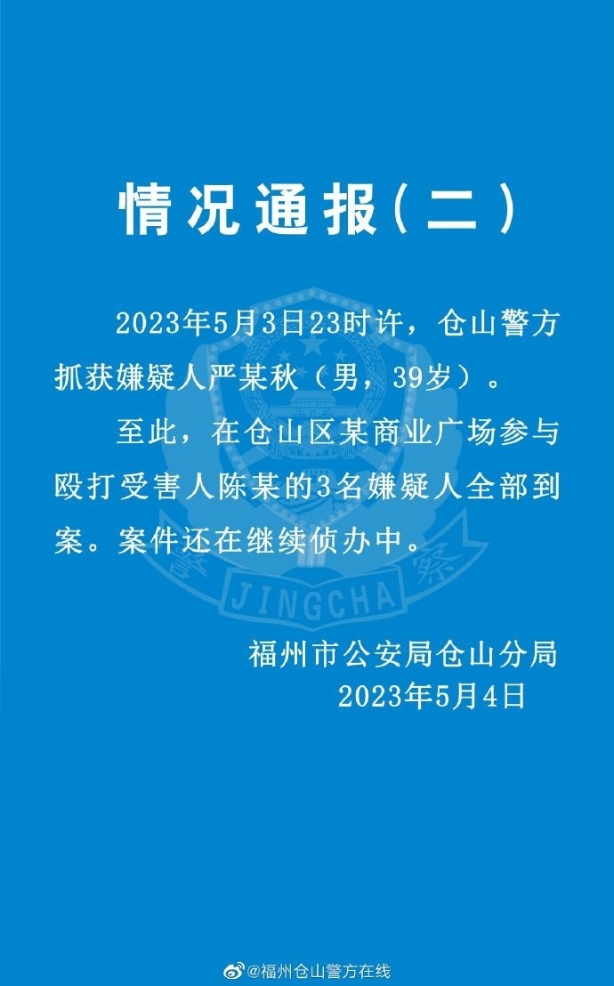 丈夫保护被尾随骚扰的妻子被4男子殴打，警方再通报：嫌疑人全部到案什么情况 具体什么意思-313啦实用网