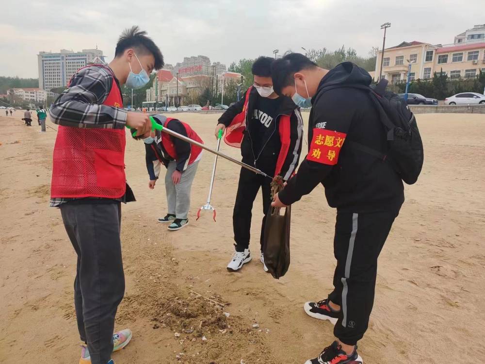 芝罘航院社区大学生志愿者:青春有担当,志愿正当时_腾讯新闻