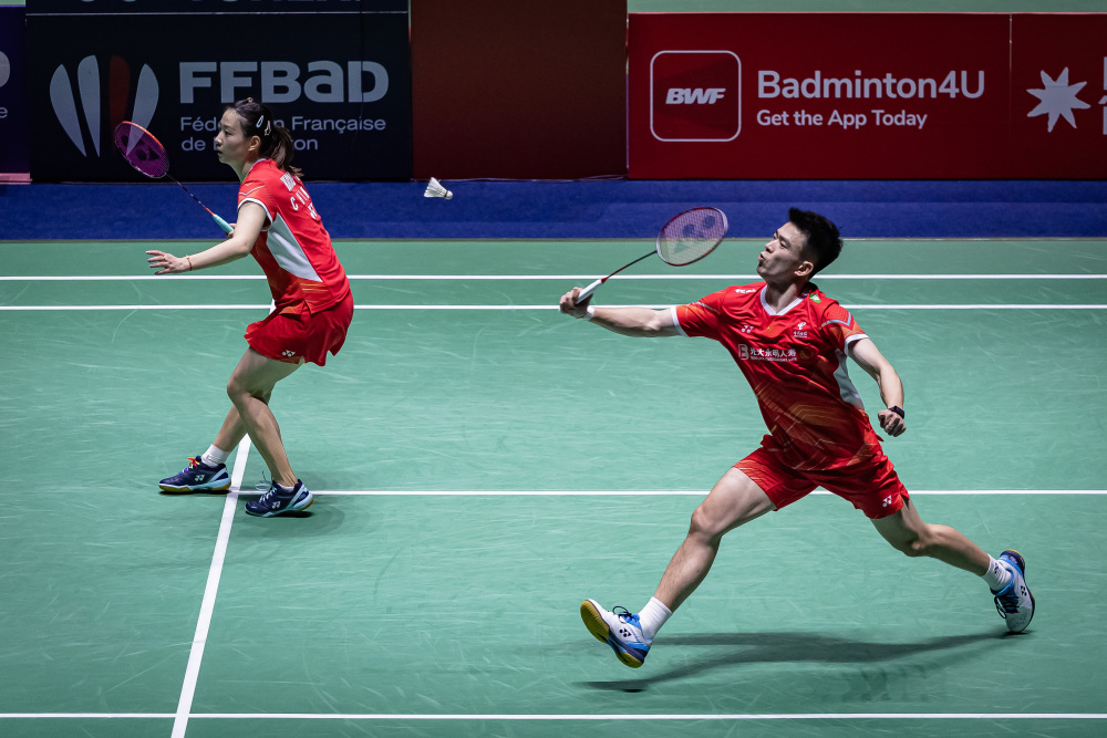羽毛球——法国公开赛:郑思维/黄雅琼晋级混双八强