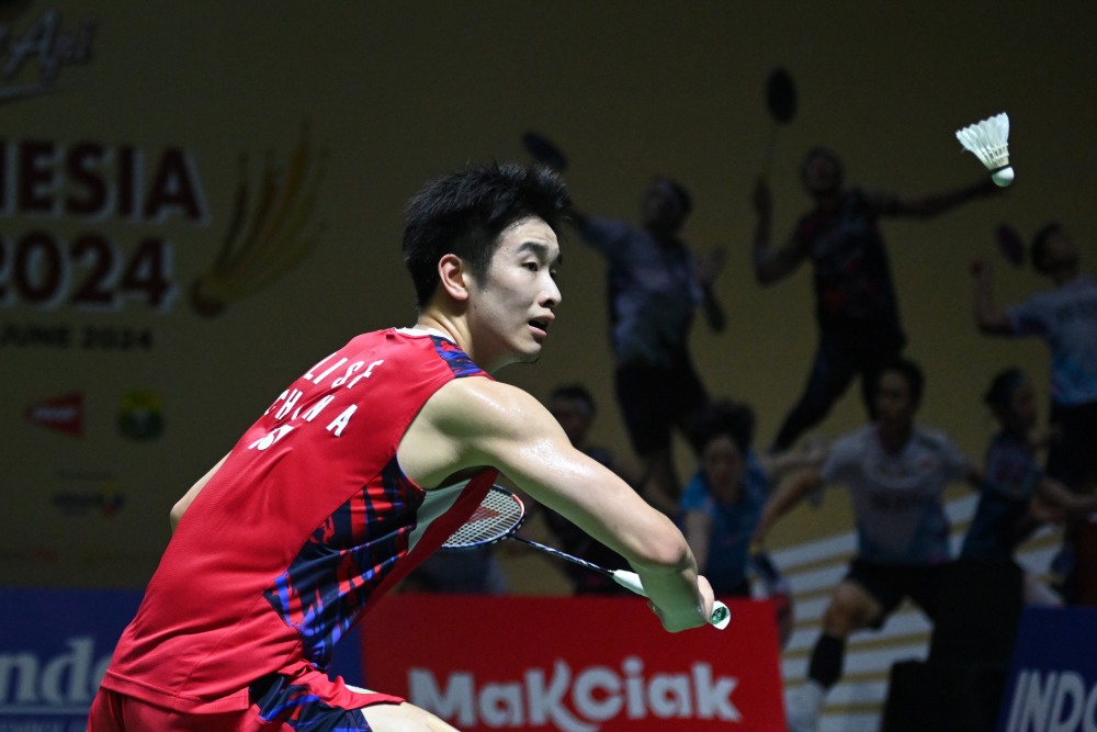 羽毛球——印尼公开赛:李诗沣晋级男单半决赛