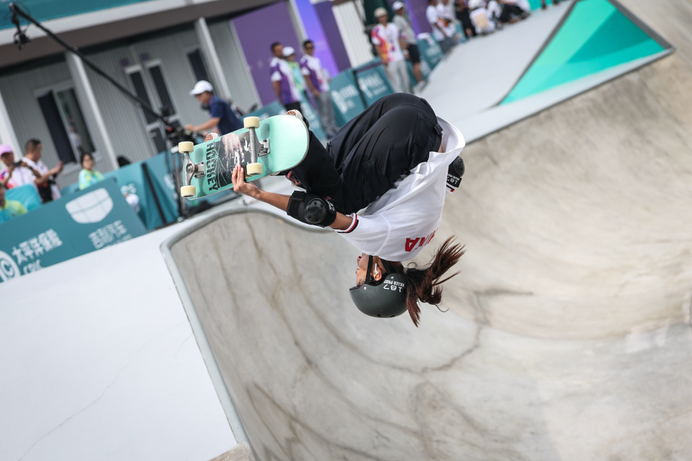 滑板——女子碗池决赛赛况(3)