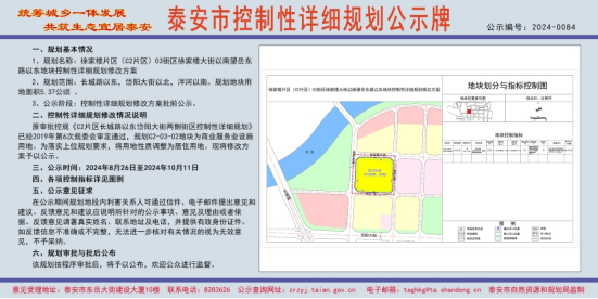 泰安市徐家楼规划图图片