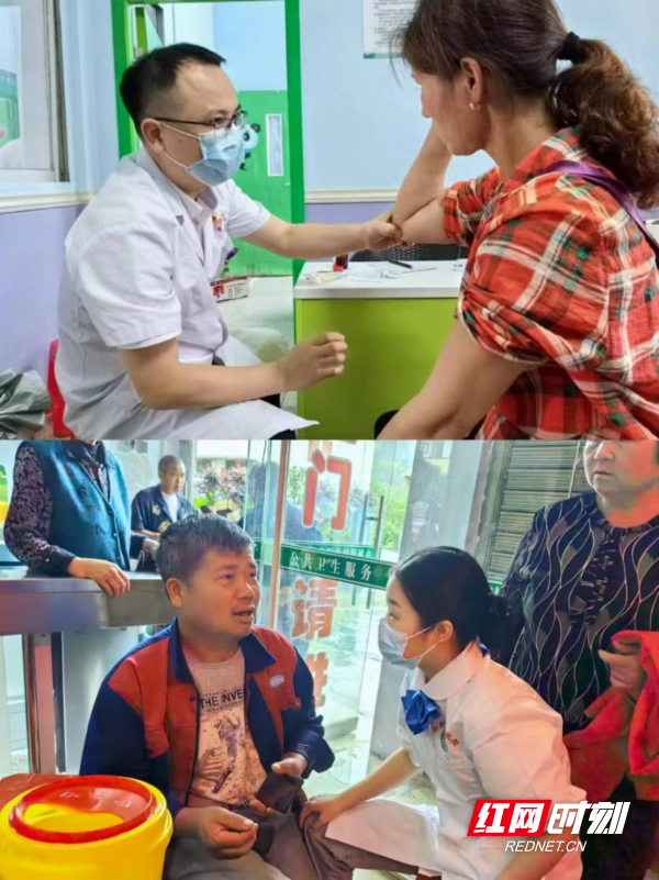 5月20日,永州市中医医院医疗专家在宁远中和镇卫生院义诊.