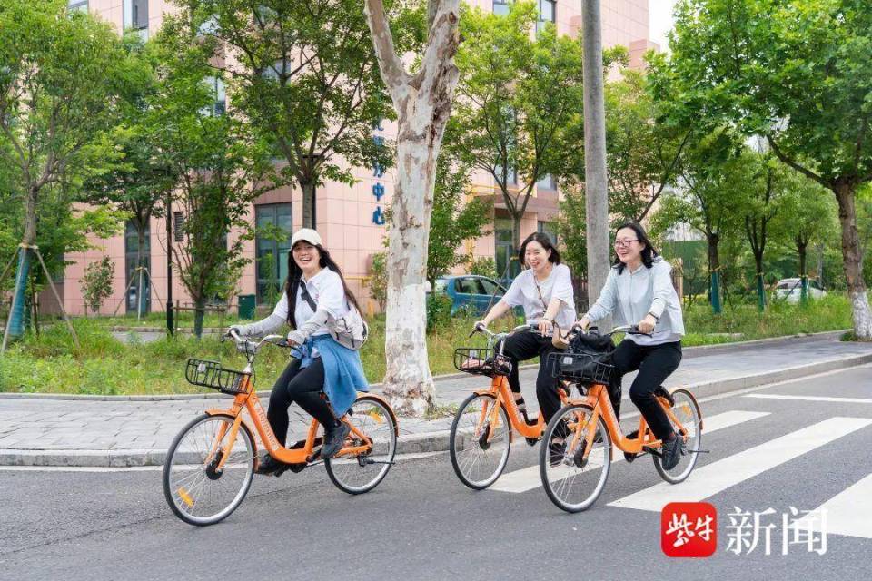 科教新城:低碳环保出行,"骑"乐无穷促文明
