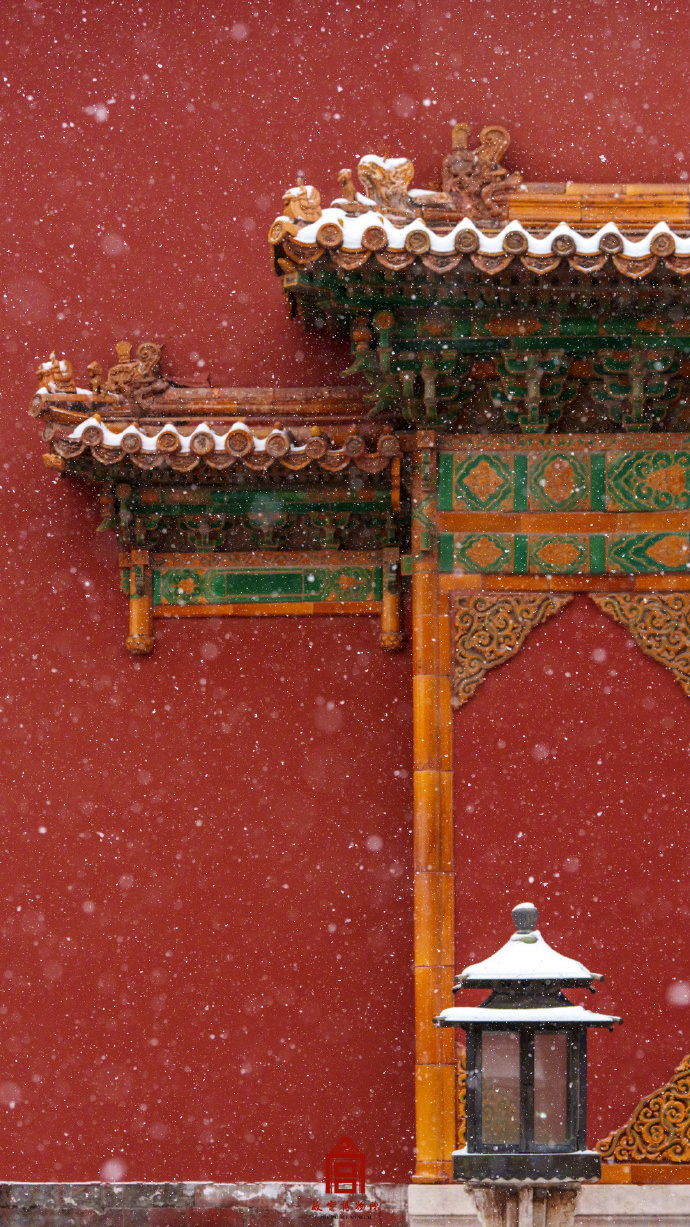 红墙白雪,故宫雪景壁纸再上新