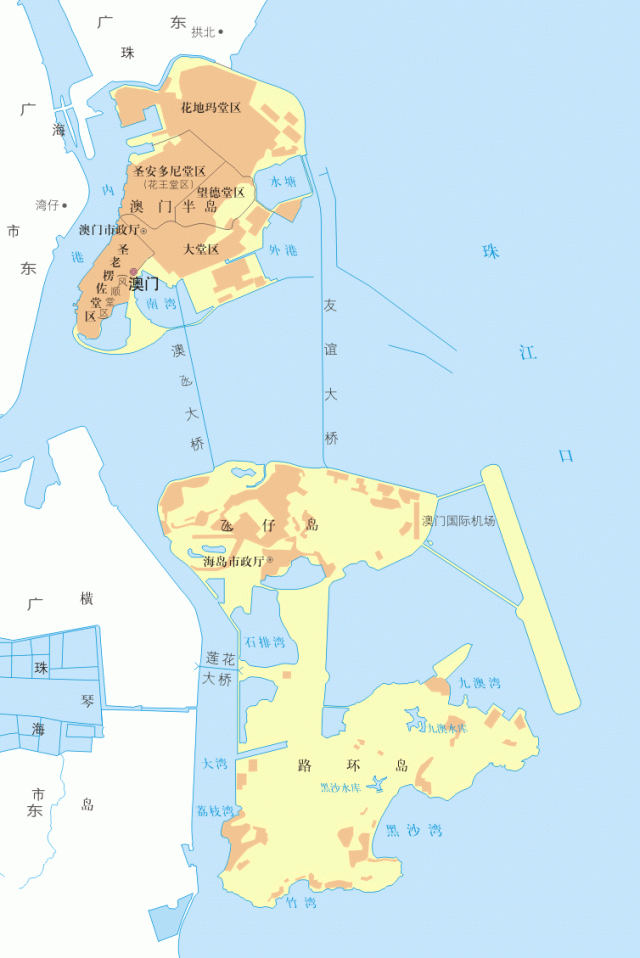 澳门特别行政区区划沿革地图（1949-2024）_腾讯新闻