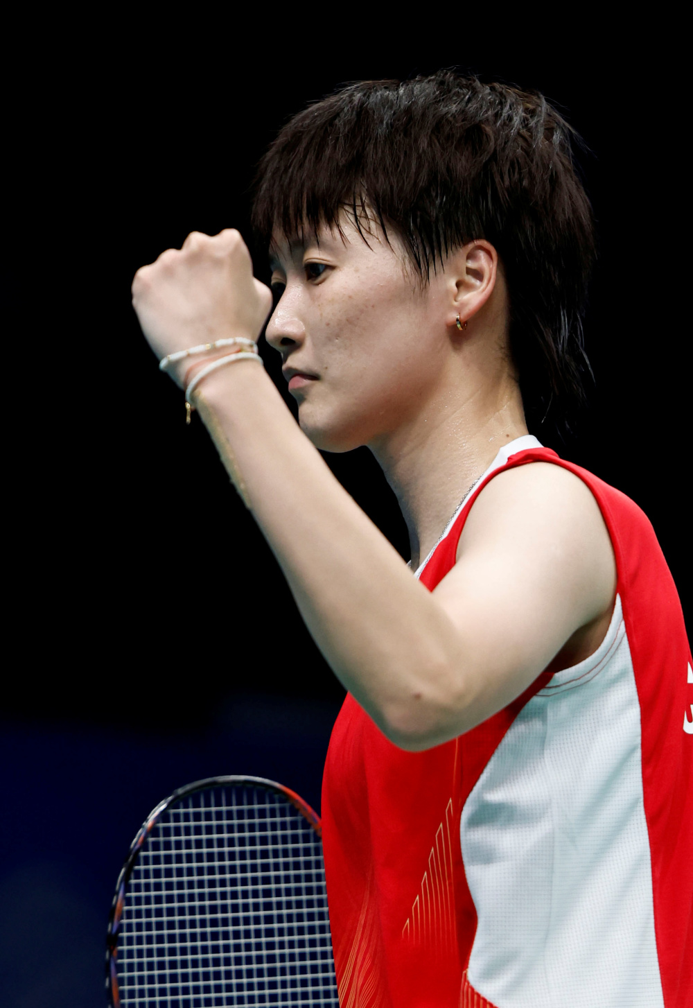 羽毛球——女子单打四分之一决赛:中国选手陈雨菲晋级