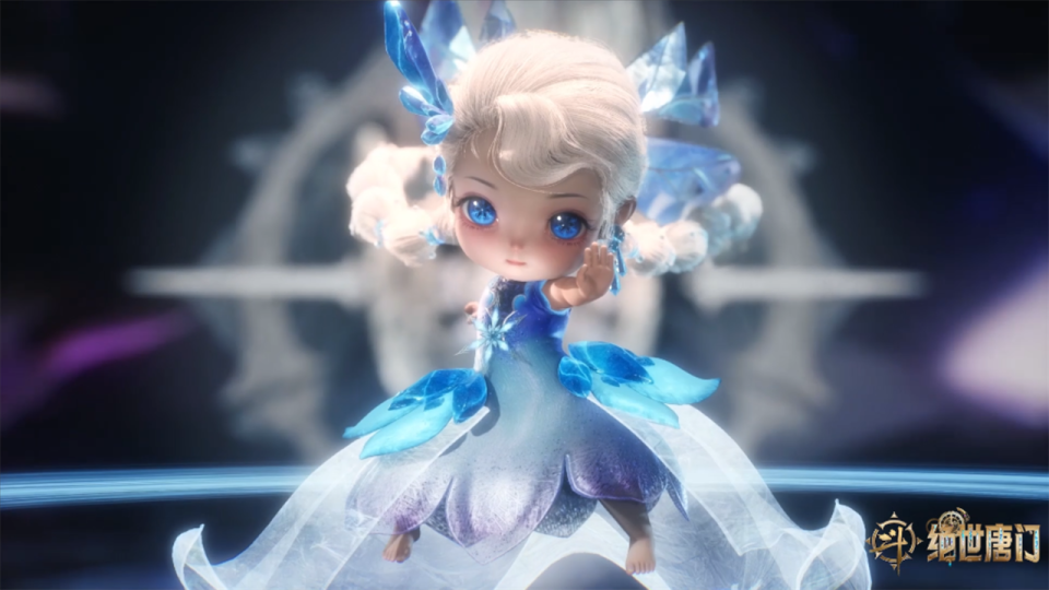 斗罗大陆:雪帝变雪女,霍雨浩获得第一个魂灵,获得四大神级魂技