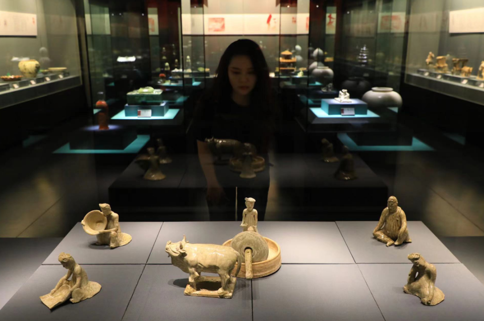 郑州博物馆内部图片