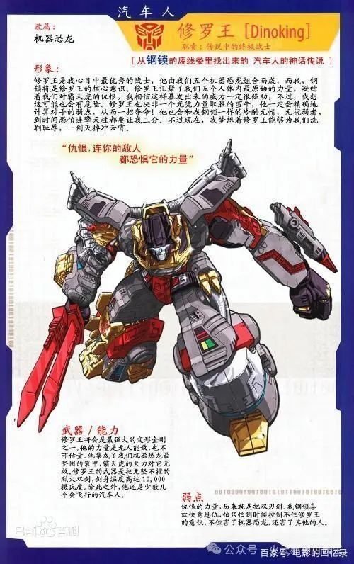 变形金刚中的恐龙军团,其实他们真的可以组合