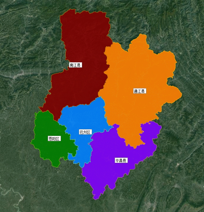 四川巴中位置图片