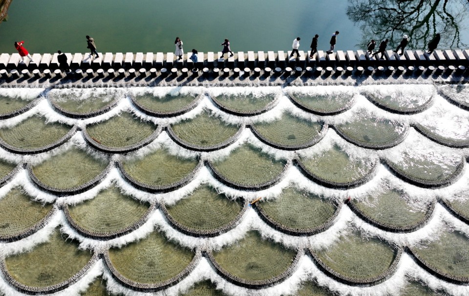 "鱼鳞坝"建成啦!   麻阳苗乡春节游玩最佳打卡地 1