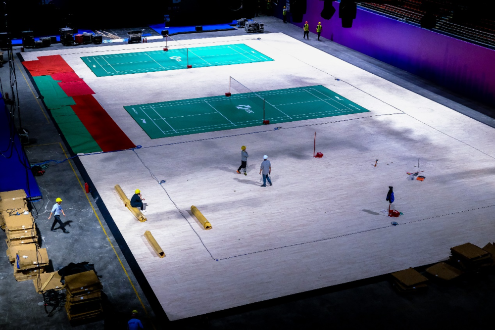 赛场正在华丽变身2023中国羽毛球大师赛就等你来