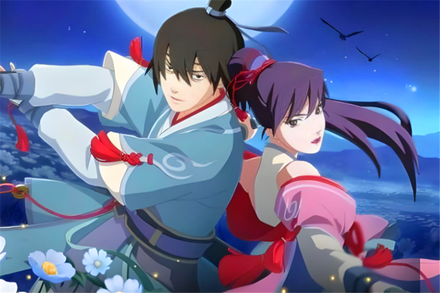 火影忍者中6对甜蜜情侣:鸣人雏田月下拥吻,夕颜疾风浪漫舞剑