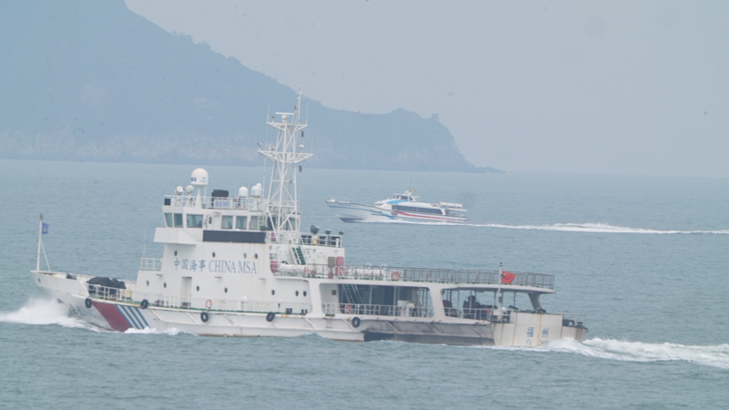 海巡06轮编队巡查闽江口及马祖列岛周边海域