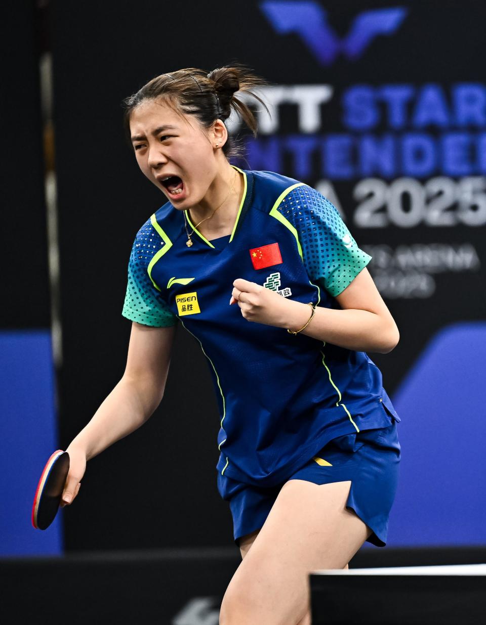 乒乓球——wtt球星挑战赛多哈站:陈熠晋级半决赛
