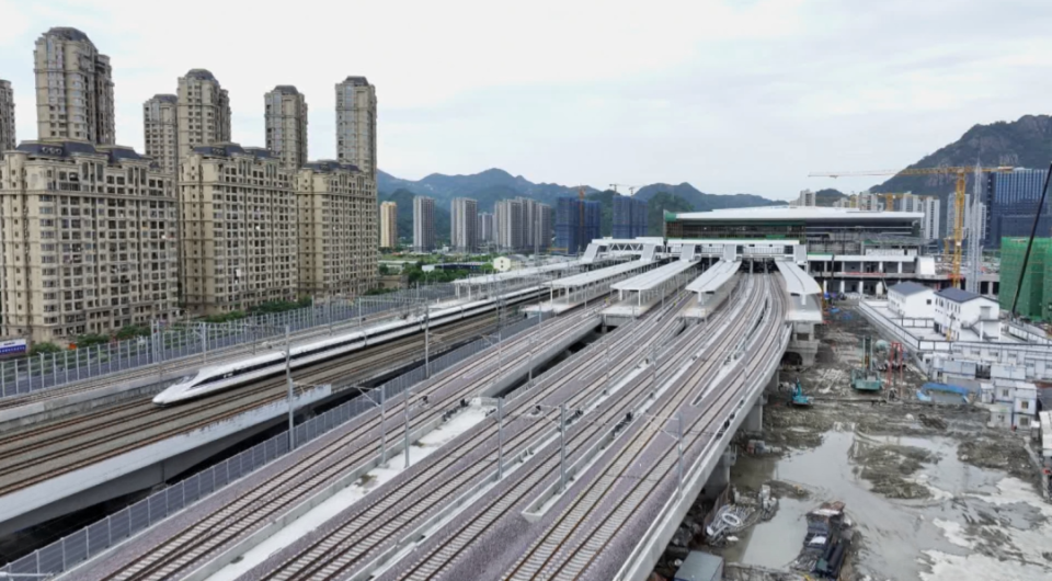 杭温高铁永嘉段,开始"入职体检"!