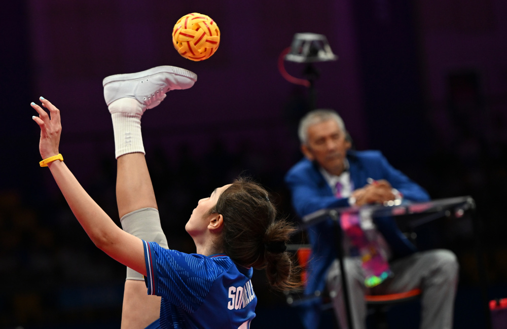 藤球——泰国队夺得女子单组团体冠军_腾讯新闻