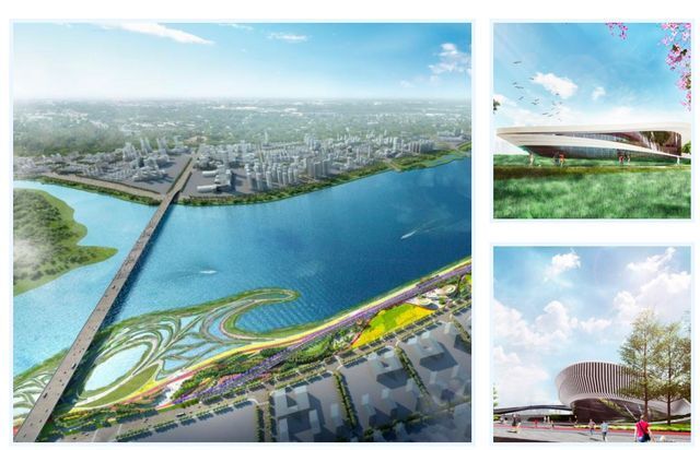 那就是南渡江右岸门户公园,也是规划16个驿站中的"观江驿站"所在地.