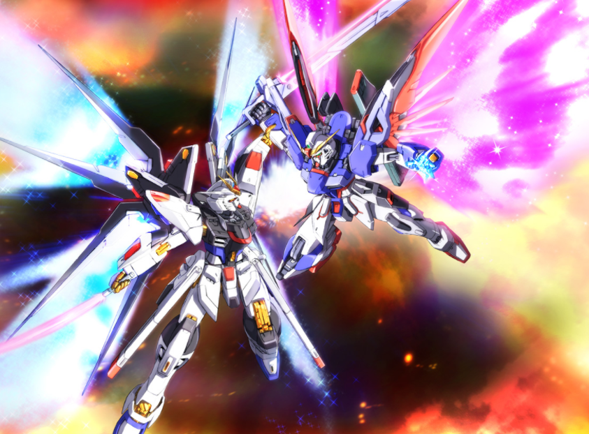 高达seed官方再次确定的废案剧情自由高达是被命运高达击破的