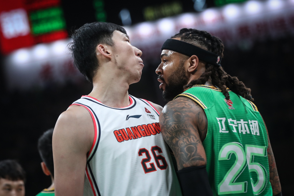 篮球——cba常规赛:辽宁本钢对阵广东华南虎