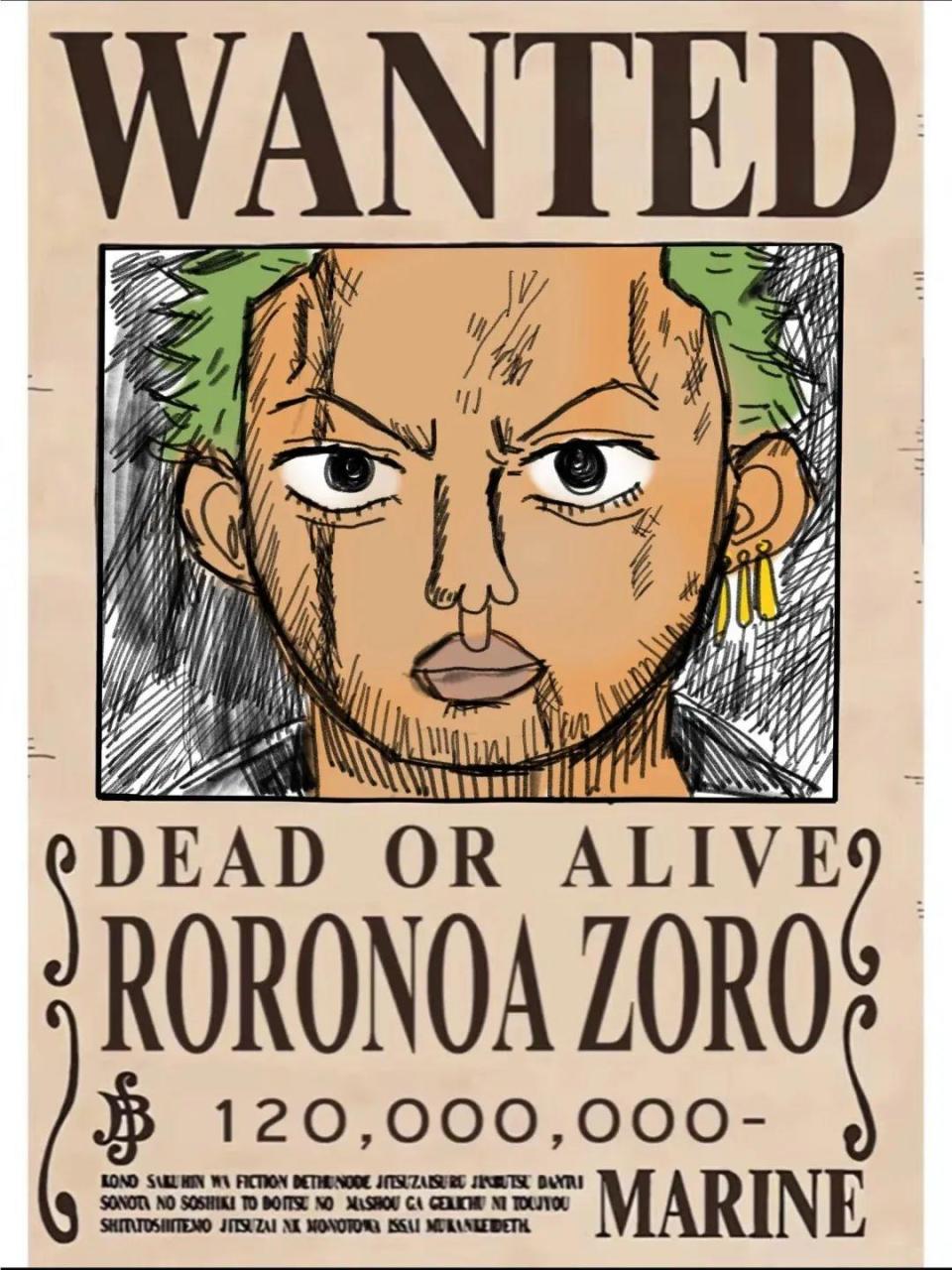 海贼王悬赏令，海贼王悬赏令模板