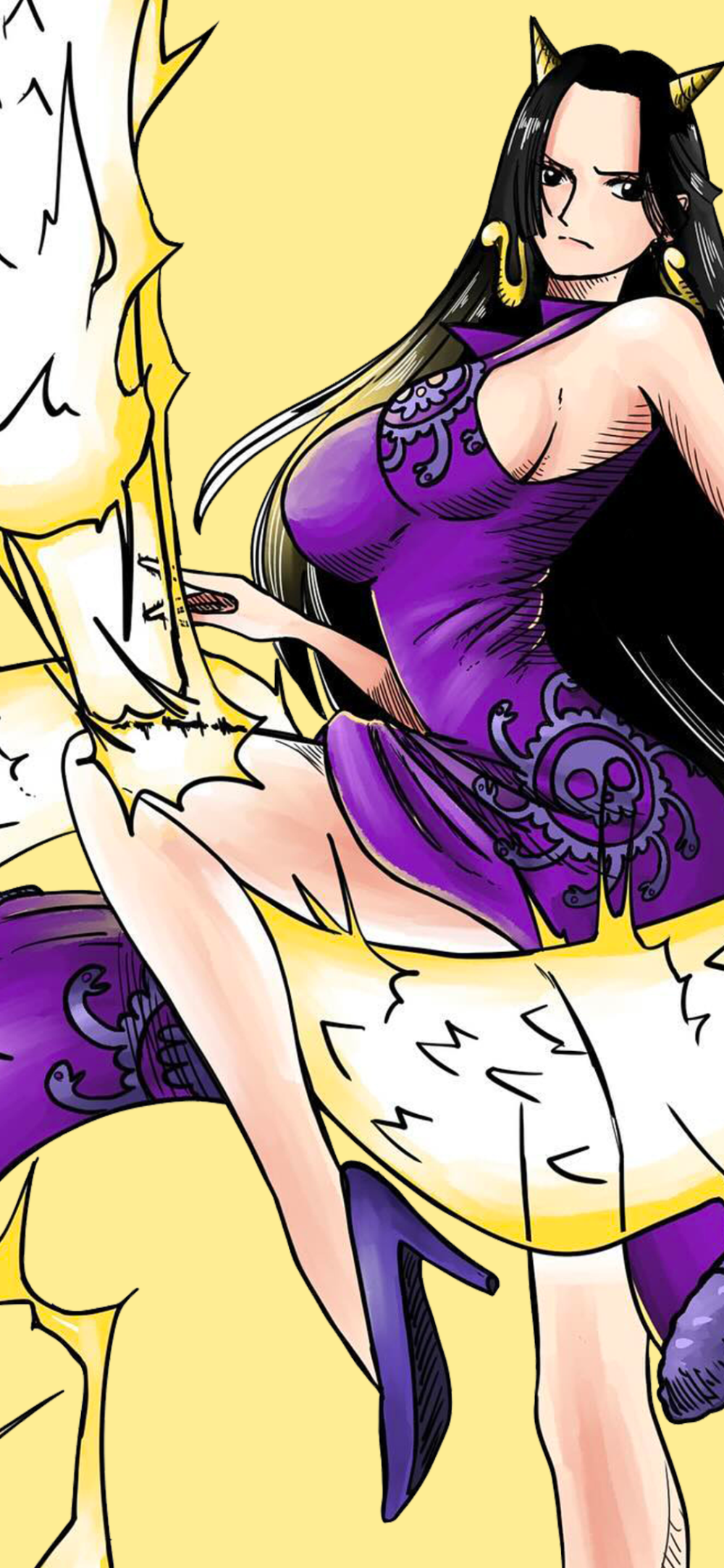 海贼女帝壁纸盛宴,看女帝吃了其他果实的样子,性感&力量完美融合