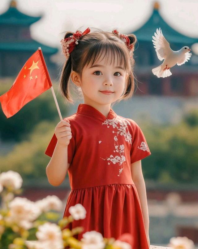 笑靥如花图片小女孩图片