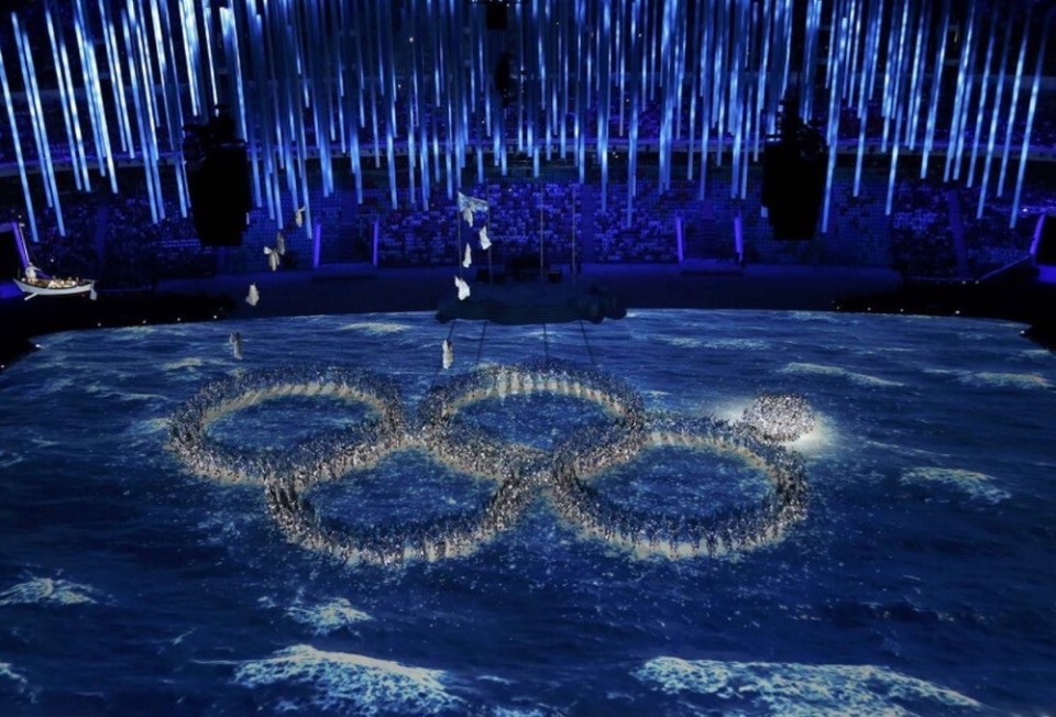 奥运五环事故并非首次,索契冬奥会开幕式"五环变四环"
