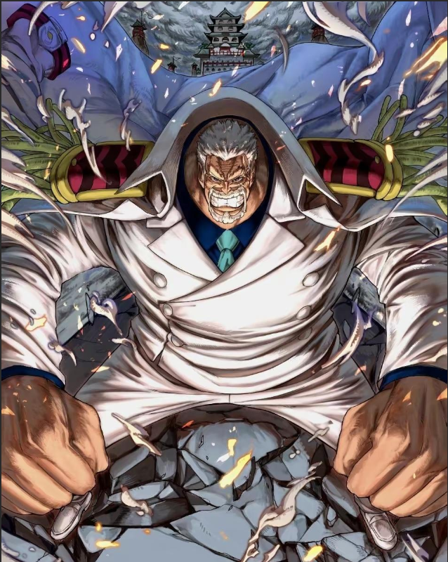 海贼王1080话：卡普一拳威力不减当年，克比将成为海军支柱