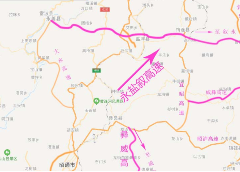 永勐高速线路图图片