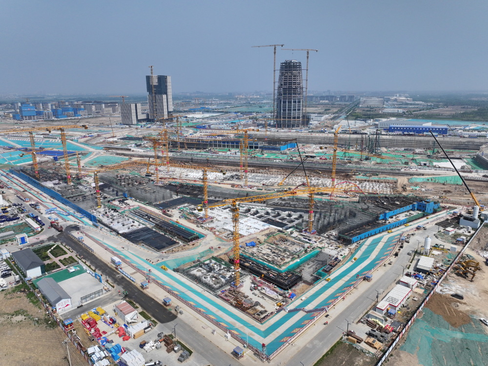 雄忻高铁雄安地下段施工正酣