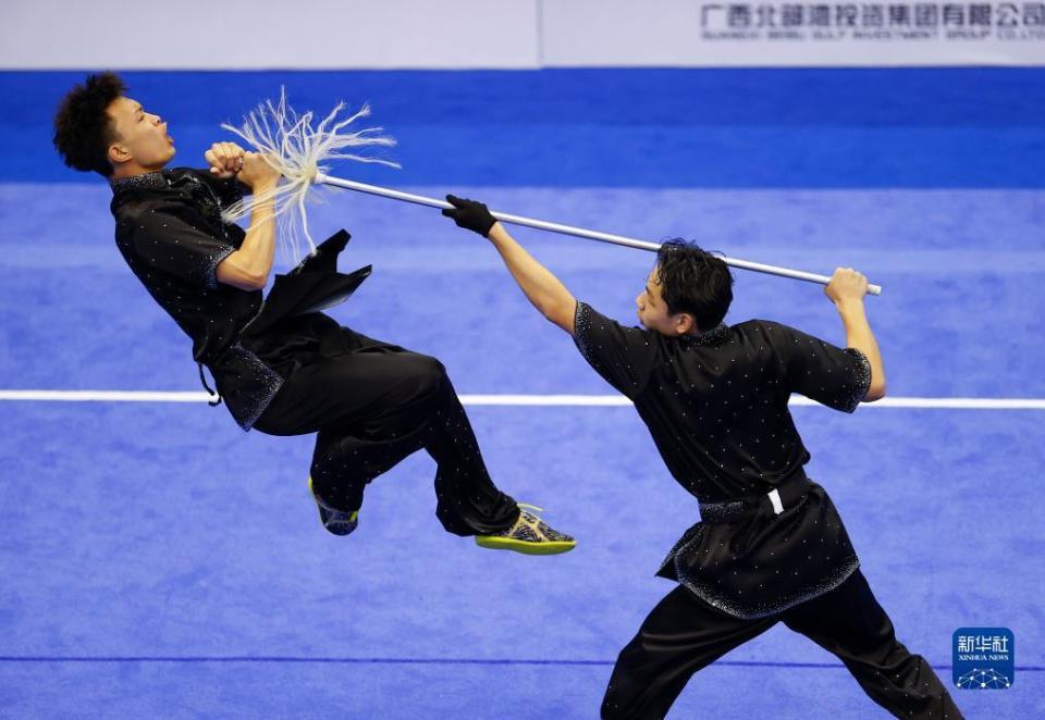 武术套路——学青会:中学组男子对练赛况