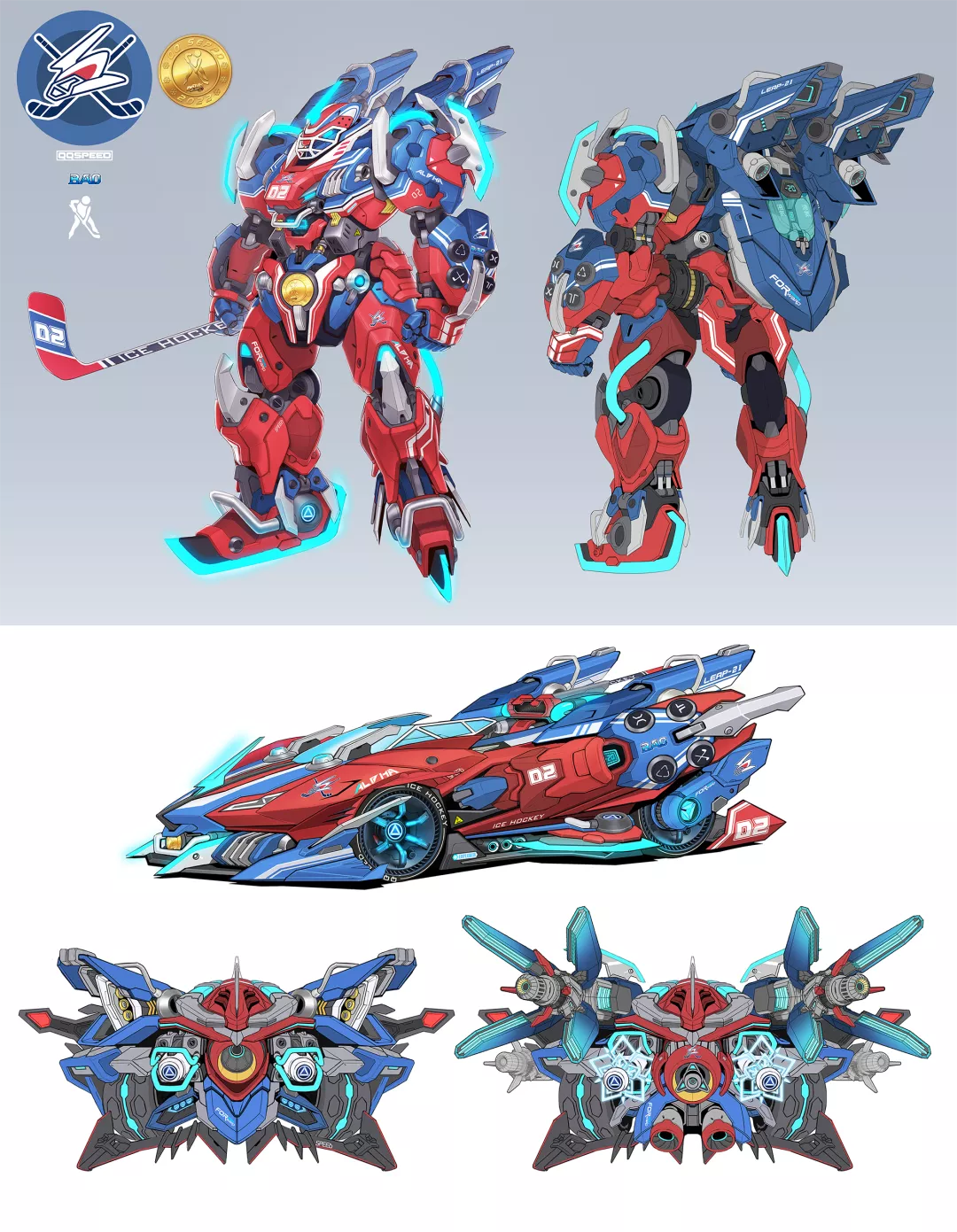 qq飞车手游要说机甲皮肤一哥还得看序列未来lyr这才是真大哥