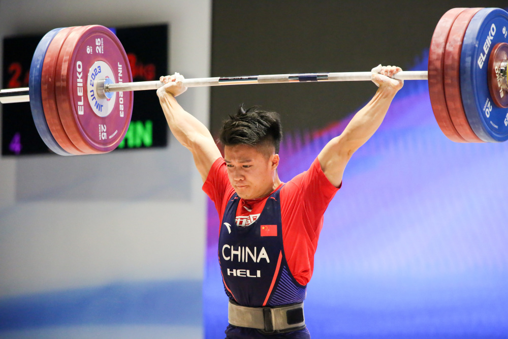 新华社记者 王益亮 摄5月7日,何岳基在比赛中.新华社记者 王益亮 摄