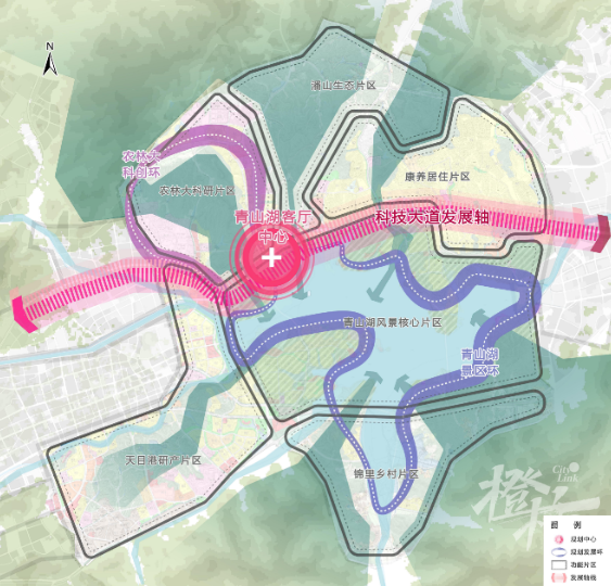 杭州青山湖规划图2020图片