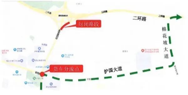 纳溪城区——云溪路二段——麟祥路——裕麟路——五顶山路——二环