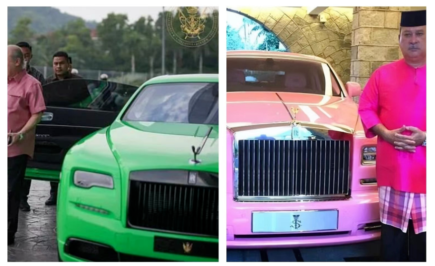 家中有数百辆豪车,私人飞机组,摩托车队,甚至还有私家军队,是马来西