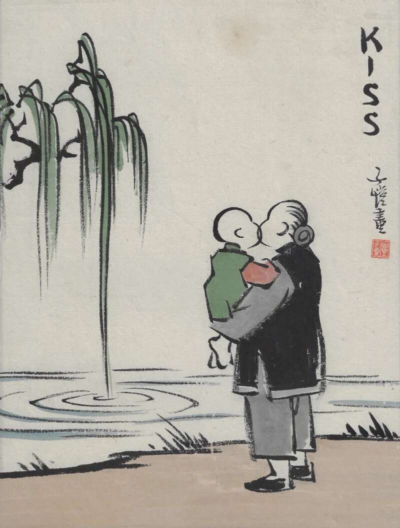 丰子恺漫画艺术精品展在南通博物苑开幕