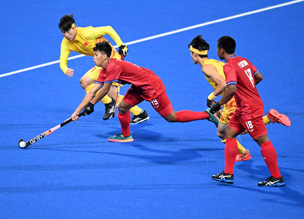 曲棍球——男子预赛b组:中国胜泰国-腾讯新闻